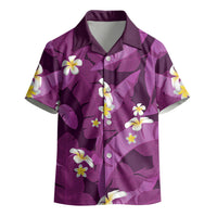 Purple Banana Leaf Hawaii Kid Hawaiian Shirt Lau Maia Plumeria Tropical Summer Vibes LT14 - Polynesian Pride