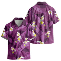 Purple Banana Leaf Hawaii Kid Hawaiian Shirt Lau Maia Plumeria Tropical Summer Vibes LT14 - Polynesian Pride