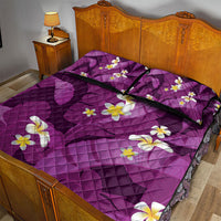 Purple Banana Leaf Hawaii Quilt Bed Set Lau Maia Plumeria Tropical Summer Vibes LT14 - Polynesian Pride