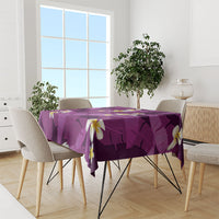 Purple Banana Leaf Hawaii Tablecloth Lau Maia Plumeria Tropical Summer Vibes LT14 - Polynesian Pride