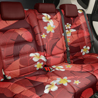 Red Banana Leaf Hawaii Back Car Seat Cover Lau Maia Plumeria Tropical Summer Vibes LT14 - Polynesian Pride