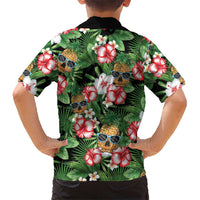 Pineapple Skull Aloha Hawaii Hawaiian Shirt Summer Vibes Tropical Seamless Pattern - Polynesian Pride