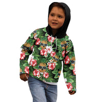 Pineapple Skull Aloha Hawaii Kid Hoodie Summer Vibes Tropical Seamless Pattern LT14 - Polynesian Pride