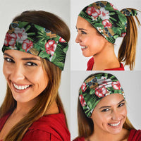 Pineapple Skull Aloha Hawaii Neck Gaiter Summer Vibes Tropical Seamless Pattern LT14