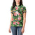 Pineapple Skull Aloha Hawaii Women Polo Shirt Summer Vibes Tropical Seamless Pattern - Polynesian Pride