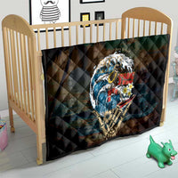Aloha Hawaii Surfing Skull Quilt Shaka Skeleton Ride The Waves - Polynesian Pride