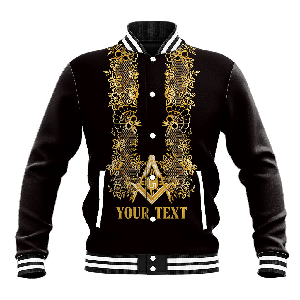 Personalised Filipino Freemasonry Baseball Jacket Masonic Barong Tagalog Inspired Ivory White LT14 Unisex Ivory White - Polynesian Pride