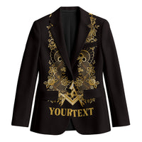 Personalised Filipino Freemasonry Blazer Masonic Barong Tagalog Inspired Ivory White LT14 Unisex Ivory White - Polynesian Pride