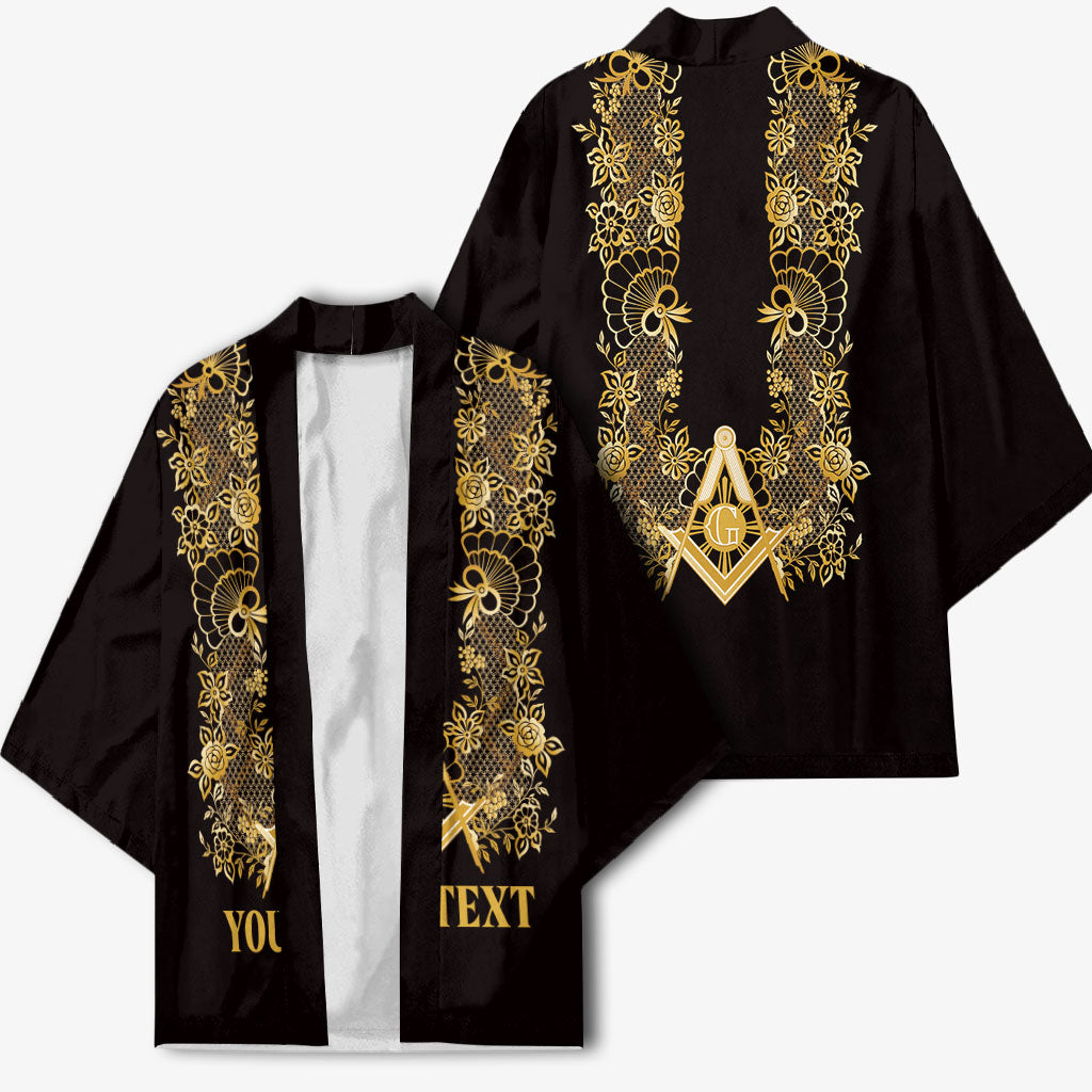 Personalised Filipino Freemasonry Kimono Masonic Barong Tagalog Inspired Ivory White LT14 - Polynesian Pride