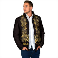 Personalised Filipino Freemasonry Padded Jacket Masonic Barong Tagalog Inspired Ivory White LT14 - Polynesian Pride