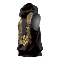 Personalised Filipino Freemasonry Sleeveless Hoodie Masonic Barong Tagalog Inspired Ivory White LT14 - Polynesian Pride