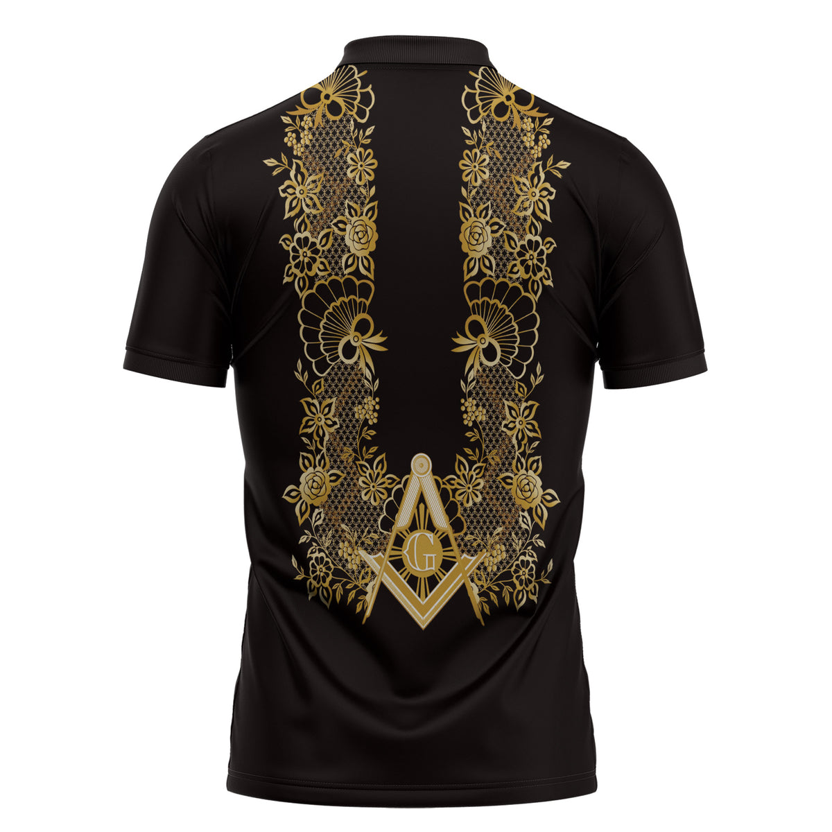 Personalised Filipino Freemasonry Zipper Polo Shirt Masonic Barong Tagalog Inspired Ivory White LT14 - Polynesian Pride