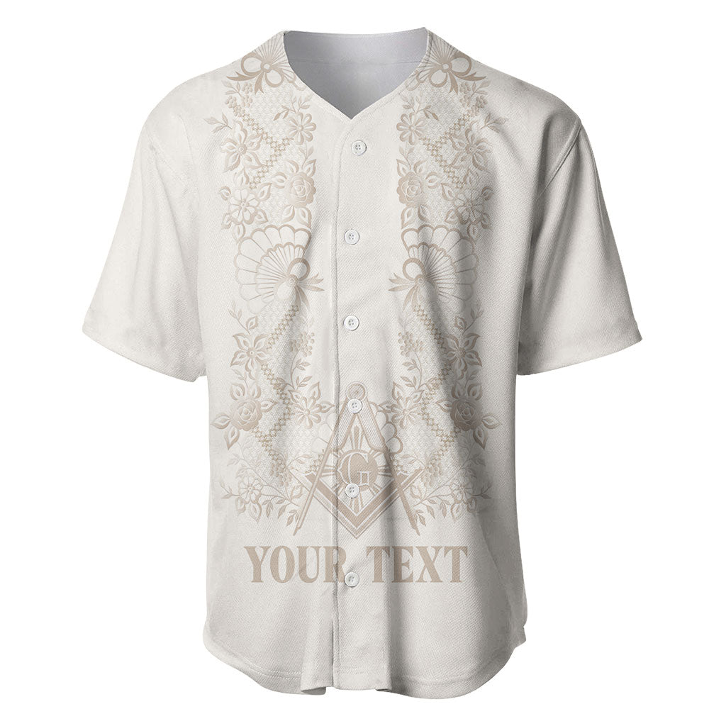 Personalised Filipino Freemasonry Baseball Jersey Masonic Barong Tagalog Inspired Black LT14 Black - Polynesian Pride