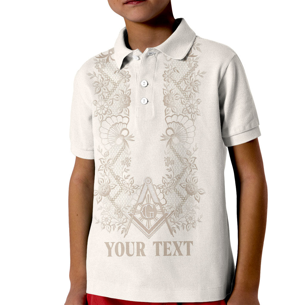 Personalised Filipino Freemasonry Kid Polo Shirt Masonic Barong Tagalog Inspired Black LT14 Kid Black - Polynesian Pride