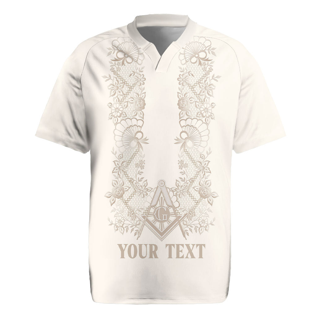 Personalised Filipino Freemasonry Rugby Jersey Masonic Barong Tagalog Inspired Black LT14 Black - Polynesian Pride