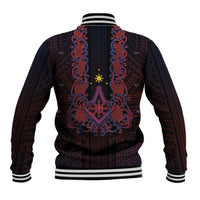 Personalised Philippines Barong Tagalog Freemasonry Baseball Jacket Filipino Masonic Polynesian Pattern LT14 - Polynesian Pride