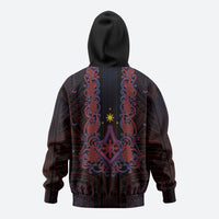 Personalised Philippines Barong Tagalog Freemasonry Hoodie Filipino Masonic Polynesian Pattern LT14 - Polynesian Pride