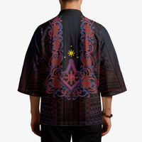 Personalised Philippines Barong Tagalog Freemasonry Kimono Filipino Masonic Polynesian Pattern LT14 - Polynesian Pride