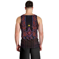 Personalised Philippines Barong Tagalog Freemasonry Men Tank Top Filipino Masonic Polynesian Pattern LT14 - Polynesian Pride