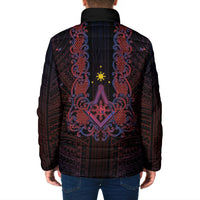 Personalised Philippines Barong Tagalog Freemasonry Padded Jacket Filipino Masonic Polynesian Pattern LT14 - Polynesian Pride
