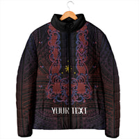 Personalised Philippines Barong Tagalog Freemasonry Padded Jacket Filipino Masonic Polynesian Pattern LT14 - Polynesian Pride