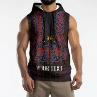 Personalised Philippines Barong Tagalog Freemasonry Sleeveless Zip Hoodie Filipino Masonic Polynesian Pattern LT14 - Polynesian Pride