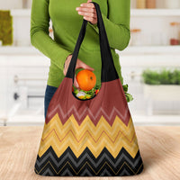 Kaokao Maori Tukutuku Inspired New Zealand Grocery Bag LT14 - Polynesian Pride