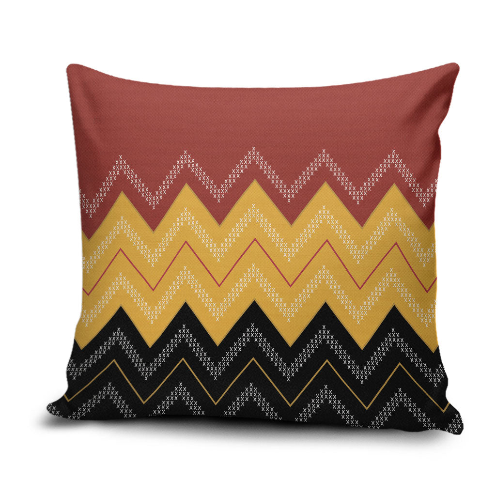 Kaokao Maori Tukutuku Inspired New Zealand Pillow Cover LT14 Multicolor - Polynesian Pride
