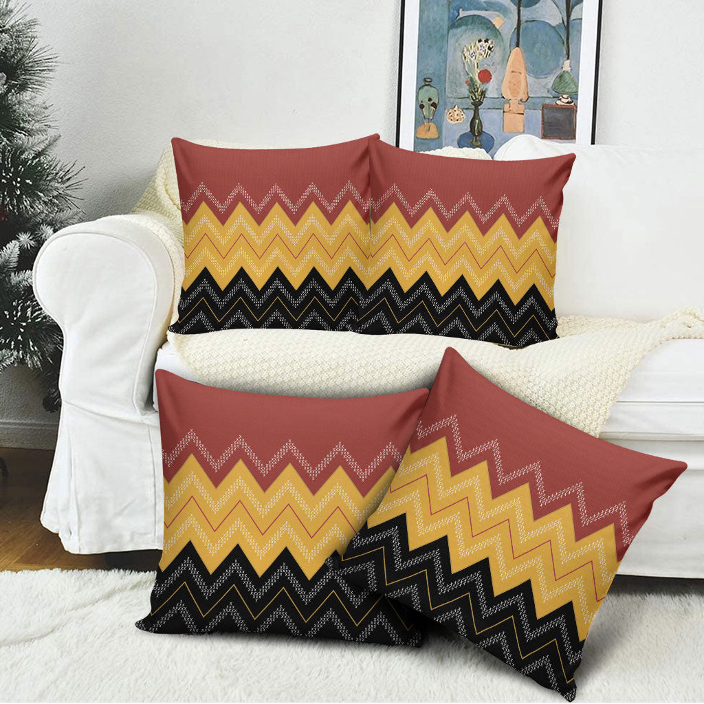 Kaokao Maori Tukutuku Inspired New Zealand Pillow Cover LT14 - Polynesian Pride