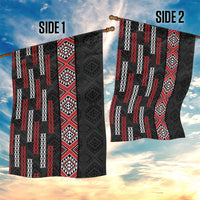 Roimata Toroa Maori Taniko Inspired New Zealand Garden Flag