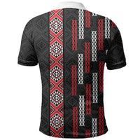 Roimata Toroa Maori Taniko Inspired New Zealand Polo Shirt