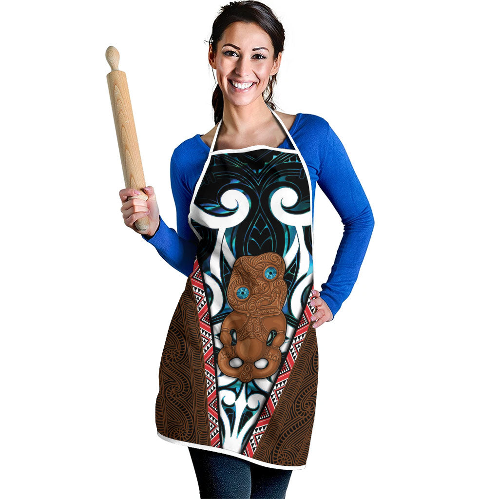 New Zealand Whakairo Apron Tiki Maori Carving Taniko Motifs LT14 - Polynesian Pride