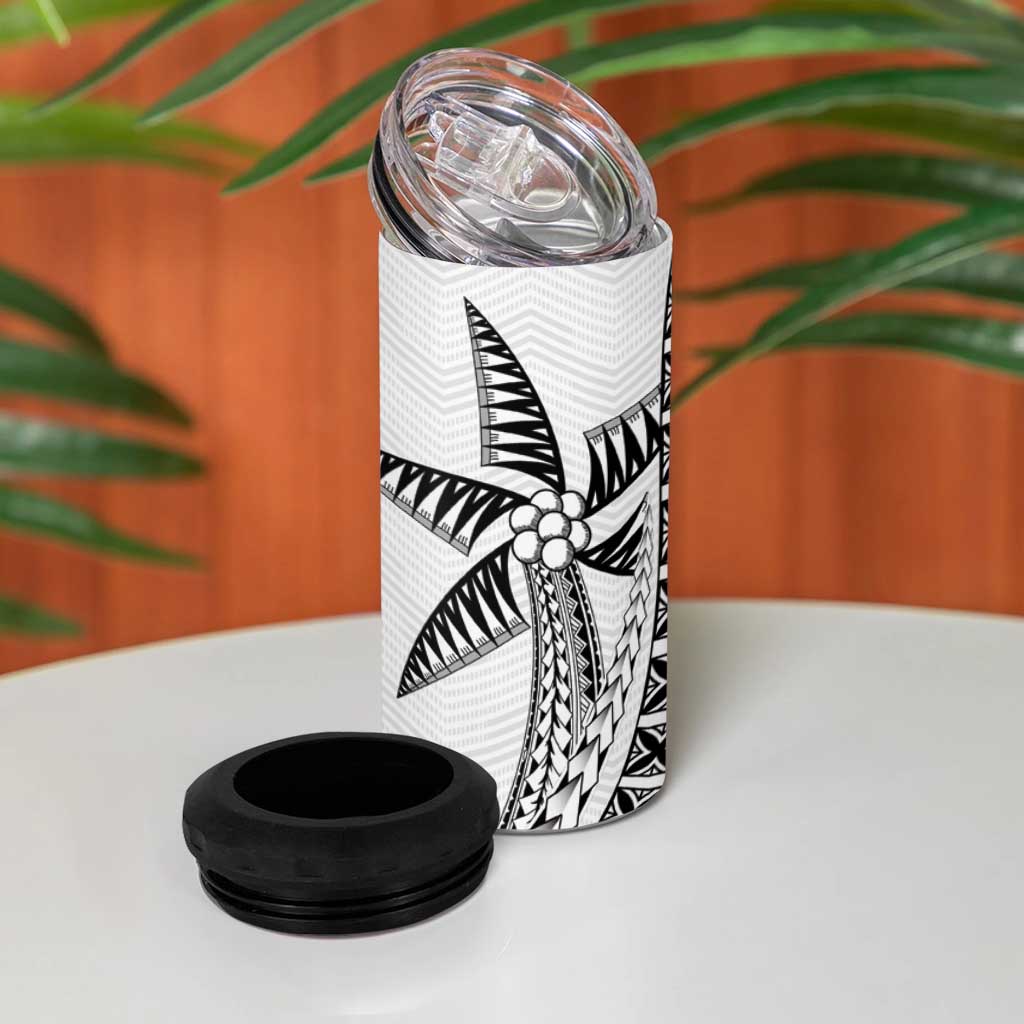 Custom Fiji Rugby 4 in 1 Can Cooler Tumbler Go Champions Fijian Tapa Cloth LT14 - Polynesian Pride