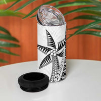 Custom Fiji Rugby 4 in 1 Can Cooler Tumbler Go Champions Fijian Tapa Cloth LT14 - Polynesian Pride