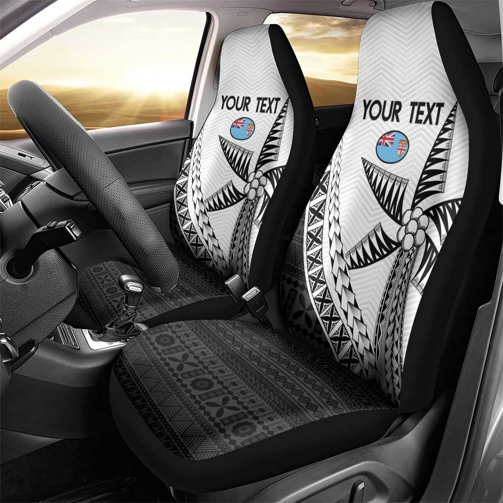 Custom Fiji Rugby Car Seat Cover Go Champions Fijian Tapa Cloth LT14 - Polynesian Pride