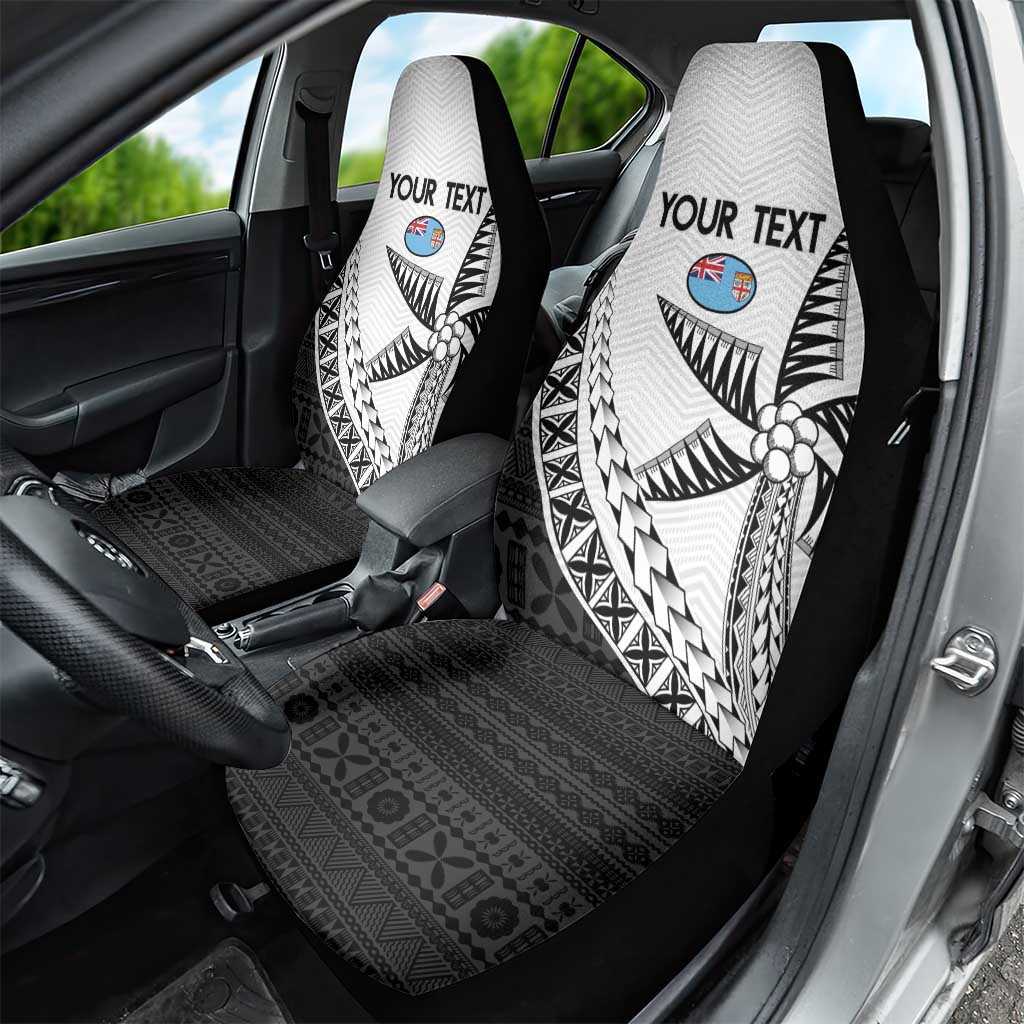 Custom Fiji Rugby Car Seat Cover Go Champions Fijian Tapa Cloth LT14 - Polynesian Pride