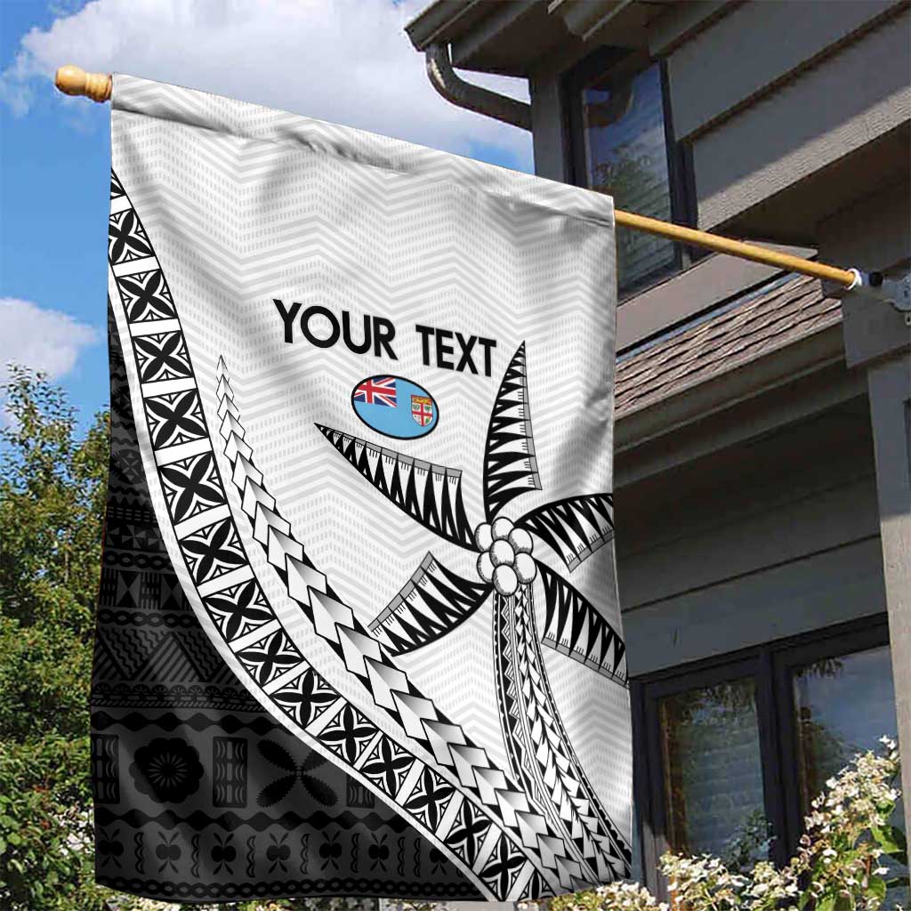Custom Fiji Rugby Garden Flag Go Champions Fijian Tapa Cloth LT14 - Polynesian Pride