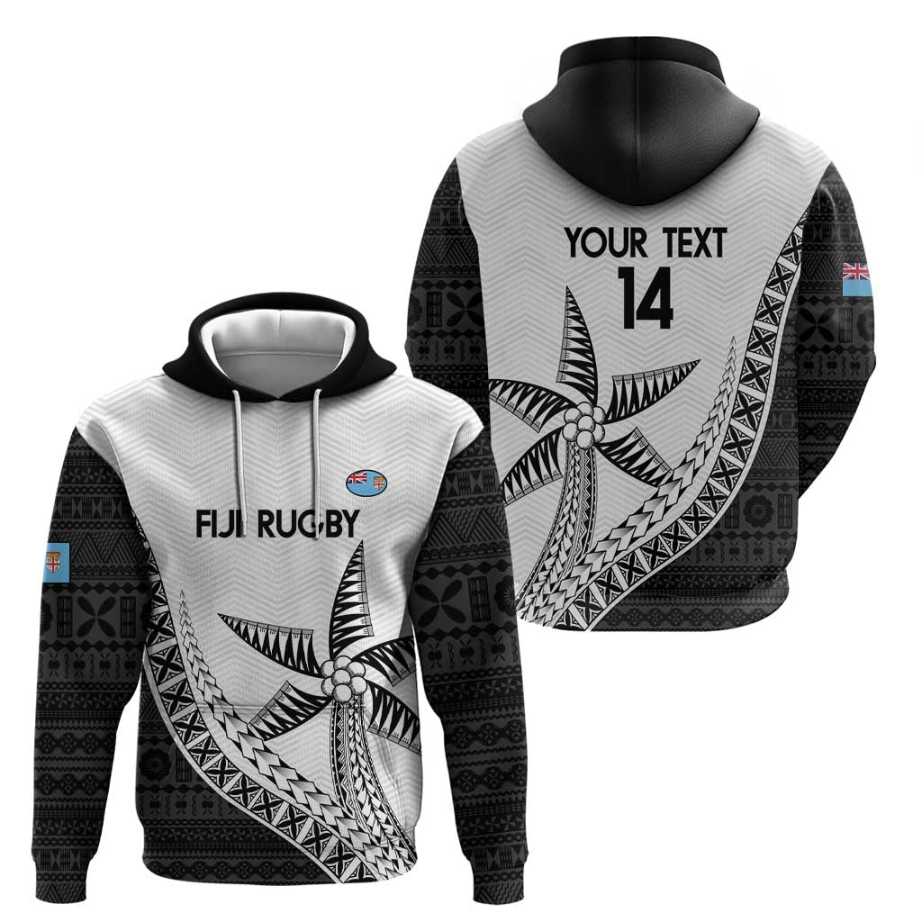 Custom Fiji Rugby Hoodie Go Champions Fijian Tapa Cloth LT14 - Polynesian Pride
