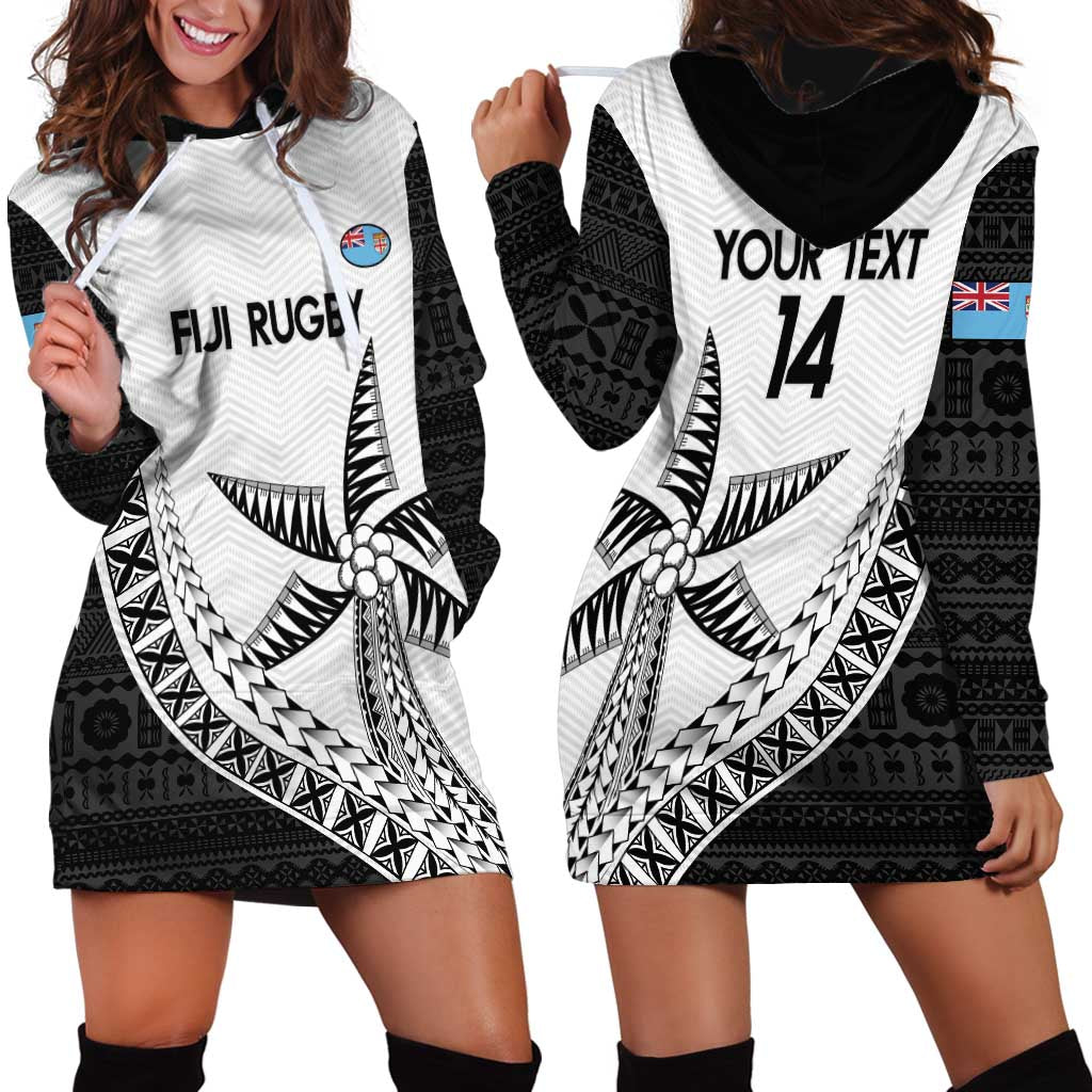Custom Fiji Rugby Hoodie Dress Go Champions Fijian Tapa Cloth LT14 - Polynesian Pride