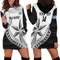 Custom Fiji Rugby Hoodie Dress Go Champions Fijian Tapa Cloth LT14 - Polynesian Pride