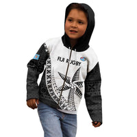 Custom Fiji Rugby Kid Hoodie Go Champions Fijian Tapa Cloth LT14 - Polynesian Pride