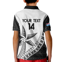 Custom Fiji Rugby Kid Polo Shirt Go Champions Fijian Tapa Cloth LT14 - Polynesian Pride