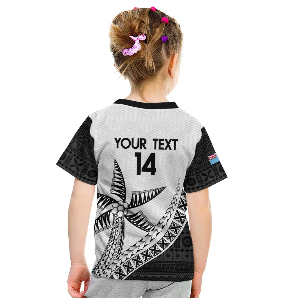 Custom Fiji Rugby Kid T Shirt Go Champions Fijian Tapa Cloth LT14 - Polynesian Pride