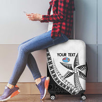 Custom Fiji Rugby Luggage Cover Go Champions Fijian Tapa Cloth LT14 - Polynesian Pride
