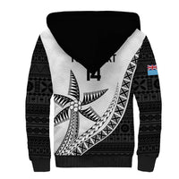 Custom Fiji Rugby Sherpa Hoodie Go Champions Fijian Tapa Cloth LT14 - Polynesian Pride