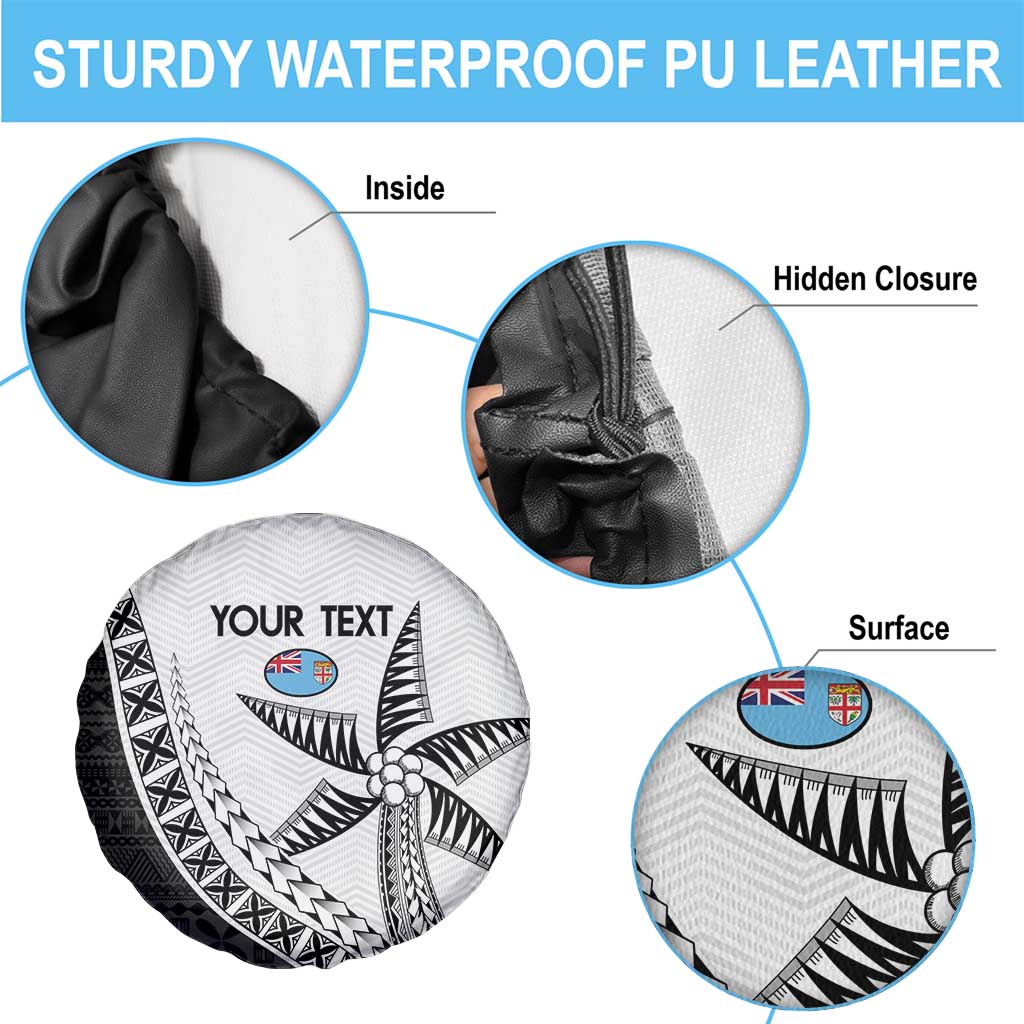Custom Fiji Rugby Spare Tire Cover Go Champions Fijian Tapa Cloth LT14 - Polynesian Pride
