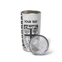 Custom Fiji Rugby Tumbler Cup Go Champions Fijian Tapa Cloth LT14 - Polynesian Pride