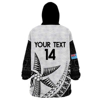 Custom Fiji Rugby Wearable Blanket Hoodie Go Champions Fijian Tapa Cloth LT14 - Polynesian Pride