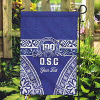 Personalised Queen Salote College Garden Flag Kolisi Fefine 100th Anniversary Kupesi Blue LT14 Garden Flag Blue - Polynesian Pride