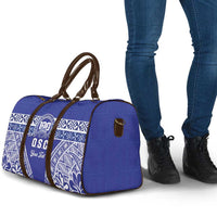Personalised Queen Salote College Travel Bag Kolisi Fefine 100th Anniversary Kupesi Blue LT14 - Polynesian Pride